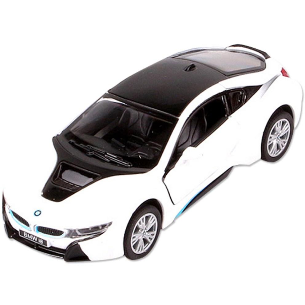 Kinsmart BMW i8 Литая машинка-игрушка с механизмом обратного хода