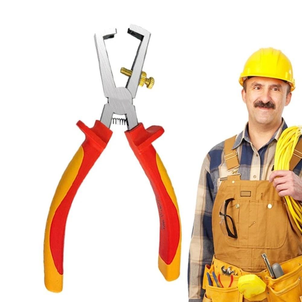 Durable Wire Stripper Heavy Duty Wire Cutter Wiring Tool Crimping Tool Maintenance Work