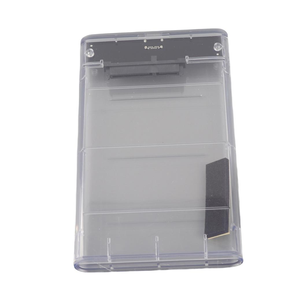 Mobile Hard Disk Box Type-C 2.5in Serial Port Transparent SSD HDD Mechanical Enclosure (Not Inclube
