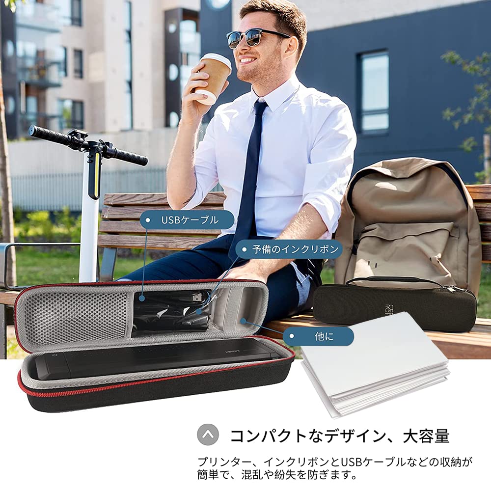 HPRT A4 Мобильный принтер MT800 Набор чернильных лент с защитным футляром для хранения Монохромный Маленький Мини Компактный Портативный Термотрансферный Бизнес Уличный