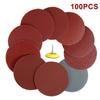 100PCS Sanding Discs Pad For Drill Grinder Rotary Tools + Backing Pad 3inch 75mm