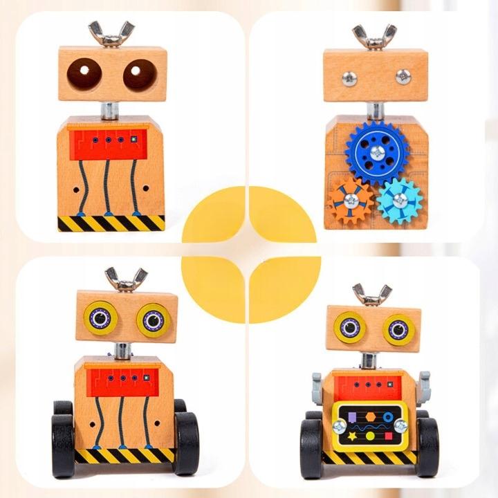 Manipulative Toy Montessori Robot Foldable Educational Sensory