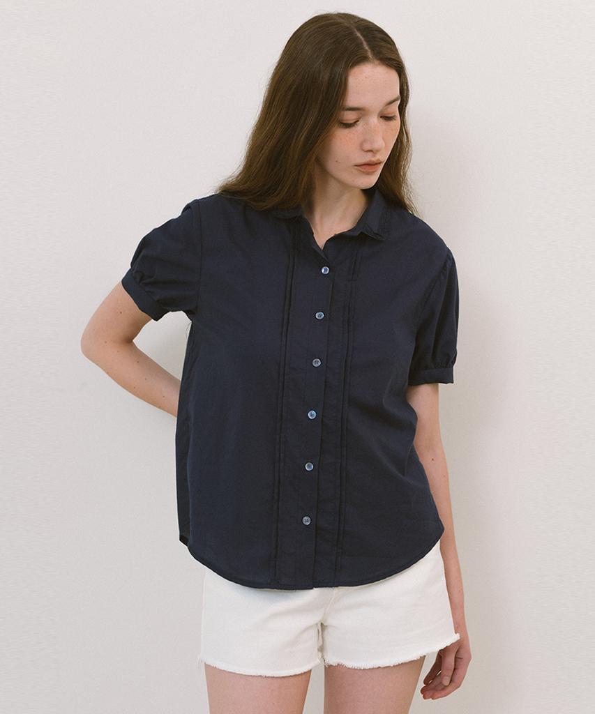 LAMINEZ Cut-Off Cotton Shorts - Ivory