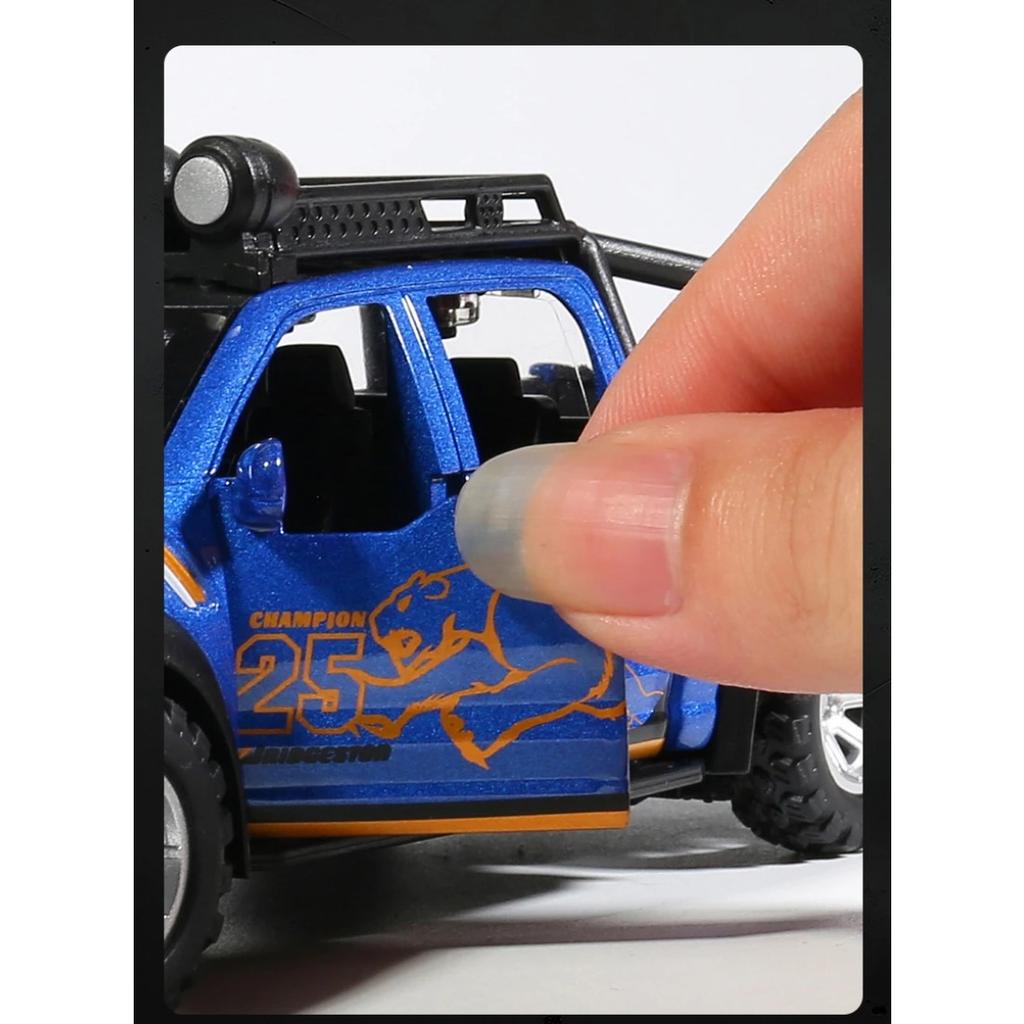 1/32 Ford F150 Raptor Alloy Car Model Sound and Light Pull Back Children's Toy Collectibles Birthday Gift