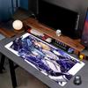 Genshin Impact Print Mouse Pad, Anti‑Slip Desktop keyboard Mat, for PC Laptop Gaming Working Daily Use, Cool Festival Surprise Gift