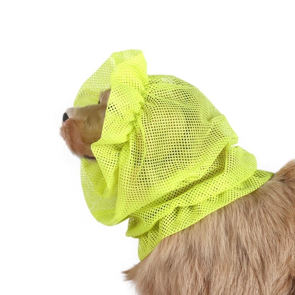 Ear Protection Dog Grooming Cover Mesh Protective Cover New Pet Earmuffs