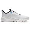 Li Ning Fabric Cushioning Slip Resistant Abrasion Resistant Low top Casual Shoes Men's White AGLS023-3