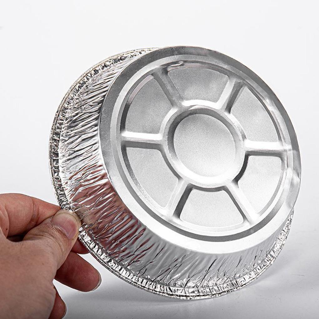 50 шт. Противни для выпечки с прозрачными крышками Подложка для фритюрницы для заморозки Пицца Хлебные лотки Контейнеры для разогрева Тарелки для пирогов Кухонная утварь