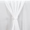 Hot,Chiffon Table Runners With 2 White Ribbons Bridal Party Romantic Wedding Reception Decorations (