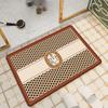 Американский ретро полукруглый коврик для ванной комнаты впитывающий быстросохнущий коврик для туалета диатомовая грязь нескользящий коврик для двери