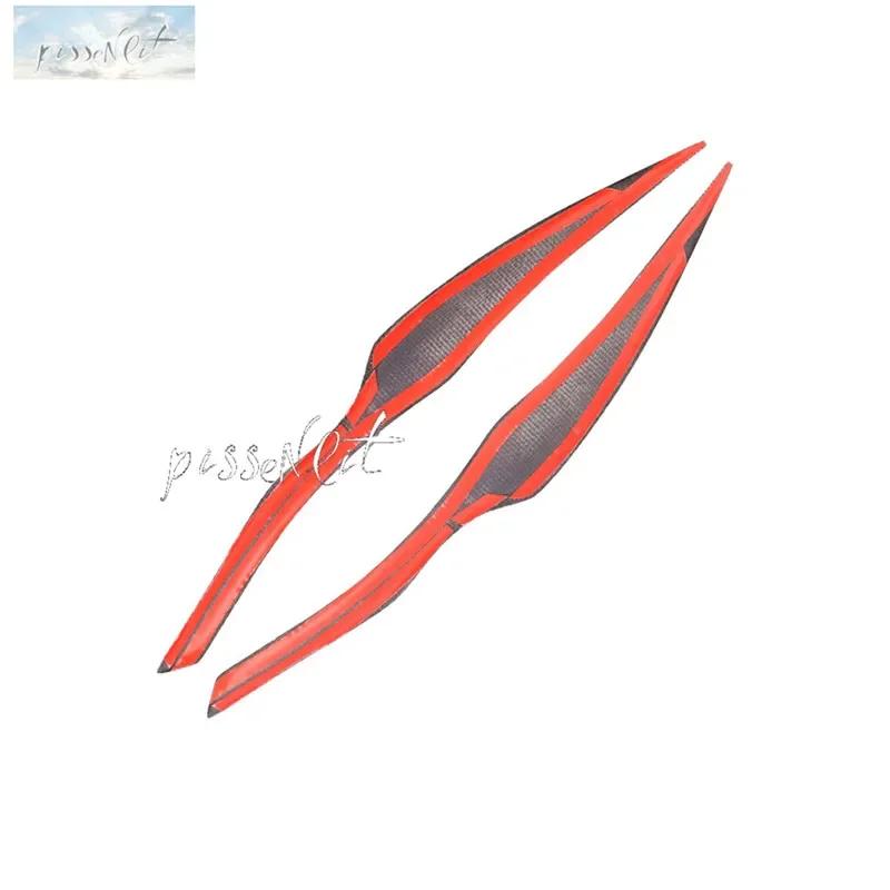 Аксессуары для стайлинга автомобиля, настоящие углеродные волокна, фары, брови, веки, отделка для 2005 - 2011 BMW E90 E91 4DR, наклейки на автомобиль, высокие