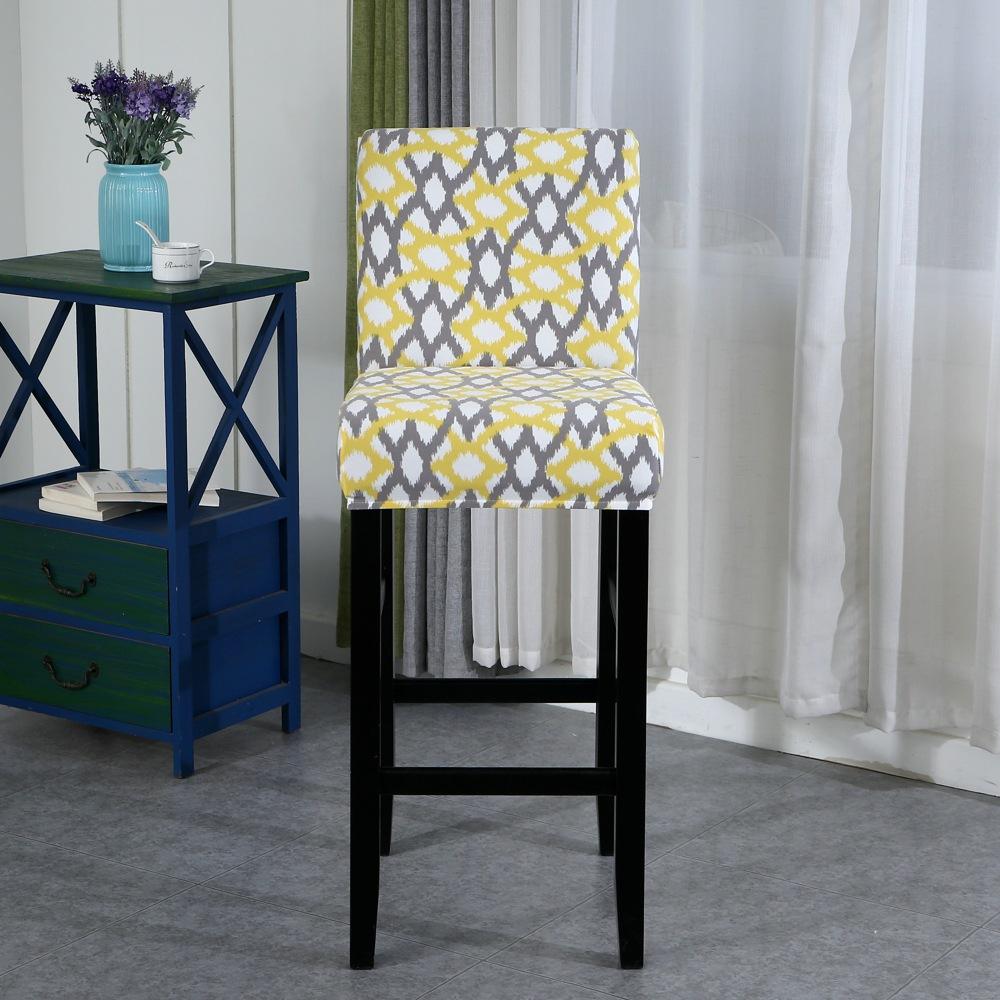 Антигрязный высокий табурет, чехол для барного стула, эластичный чехол для стойки, чехол для стула для банкета, столовой, кухни, защита для барного стула Housse De Chaise