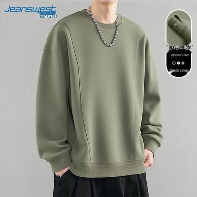 Мужская толстовка JEANSWEST 2025 Осень, с круглым вырезом, из материала Air-Layer