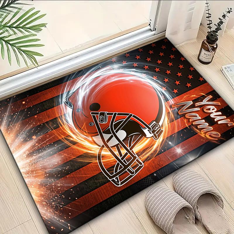 Custom Name Rug Cincinnati Browns Legacy Area Rug Suitable for Indoor And Outdoor,Carpets for Homes, Offices,Living Rooms,Home Decor,Christmas Gift