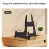 Brown Wooden Display Stand Desktop Display Stand Vintage Wooden Plate Stand Multi-Purpose Picture Display Holder For Home Decor