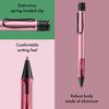 Lamy ballpoint ergonomic Medium Lightweight aluminum Includes refill M16 Al-Star (Autumn Pink) pen. Transparent, grip. nib. body. high-capacity