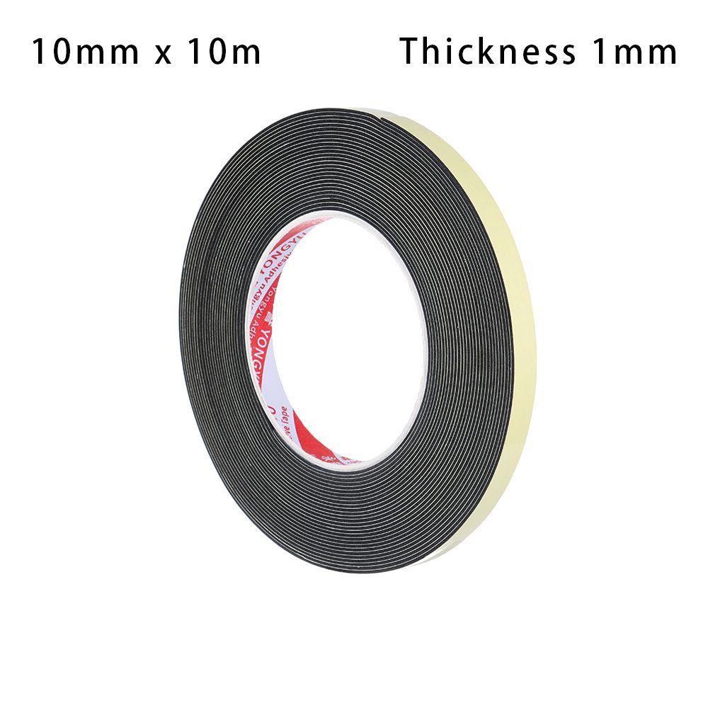 Door Waterproof Sound insulation Single Sided Adhesive Rubber Strip Tape Foam Sponge Seal Strip