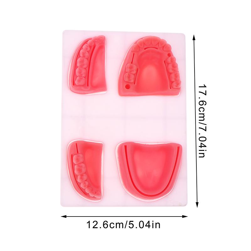 Модуль стоматологического наложения швов на десну/рот. Обучающая модель из силикона для наложения швов при пародонтите. Хирургическая практика. Инструмент для обучения наложению швов.