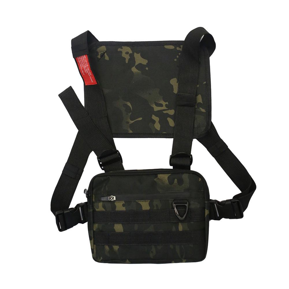 Multi-function Chest Bags Adjustable Women Men Vest Fanny Pack Fashion Streetwear Hip-Hop Chest Bag Tactical Strap Chest Rig Bag