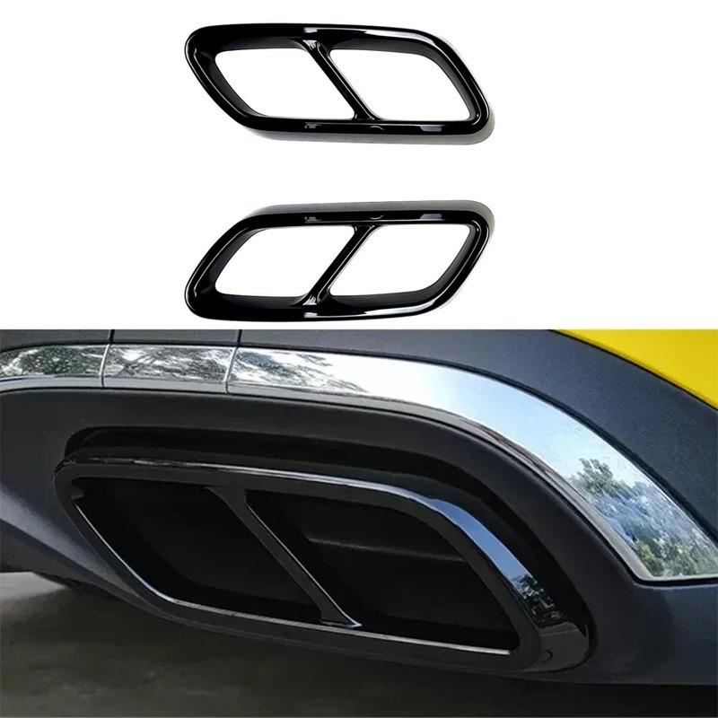 Car Exhaust Tailpipe Trim Decorative Frame for Mercedes C-Class W206 C200 C260 C300 2024 2025 Car Accessory