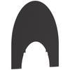 Steel log burner SVEN hearth plate