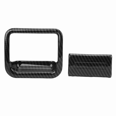 Накладка на ручку бардачка CoPilot с отделкой под карбоновое волокно, подходит для Nissan Navara Frontier NP300 20152019