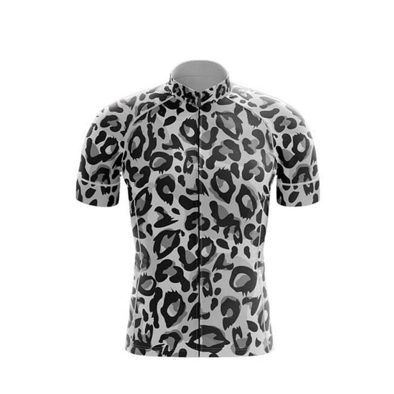 Leopard Print Bike Uniform 2026 Man's Short Sleeves Cycling Clothing Summer MTB Bike Riding Cycling Jersey Set Ropa Maillot
