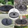 1 Set Floating Fountain Energy-saving Household Supplies Compact Garden Bird Bath Pond Solar Powered Useful Add