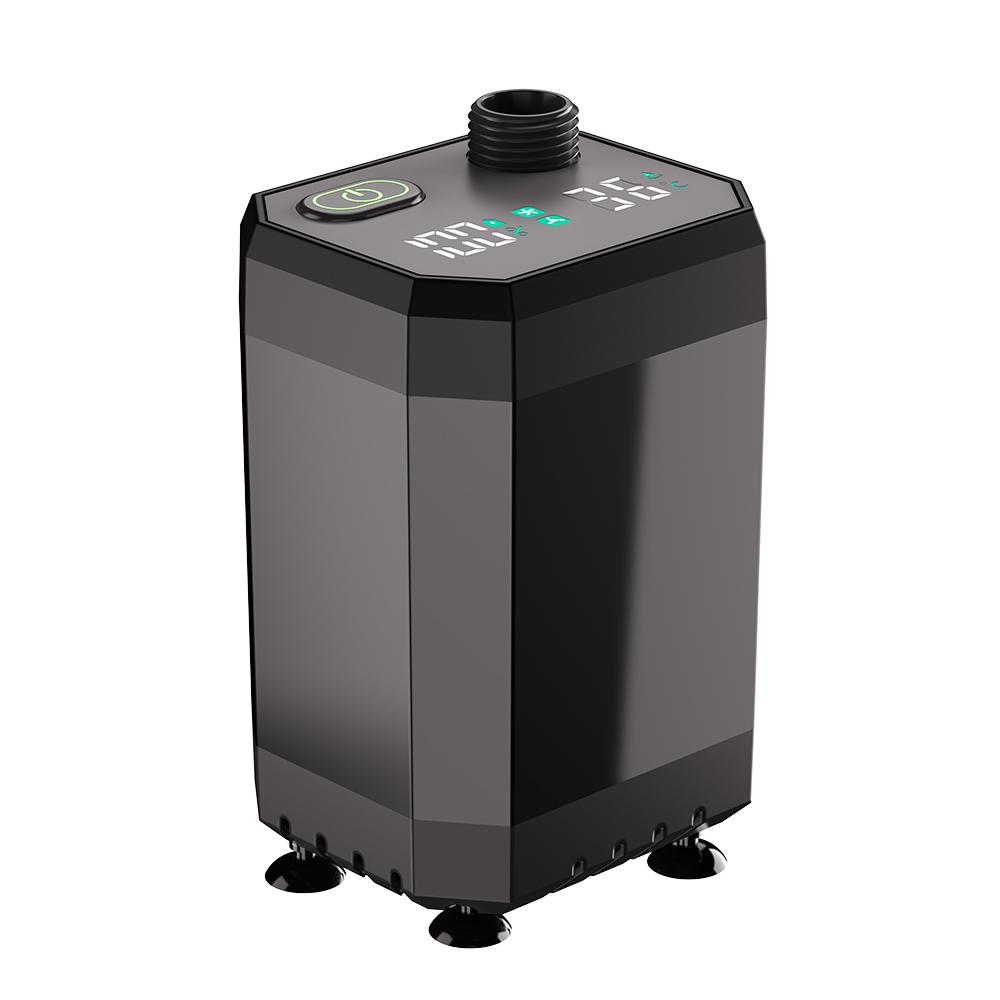 Походный душ-насос RV Набор для душа на открытом воздухе Походный душ Полноэкранный Интеллектуальный цифровой дисплей Регулируемый 6000 мАч Набор для душа