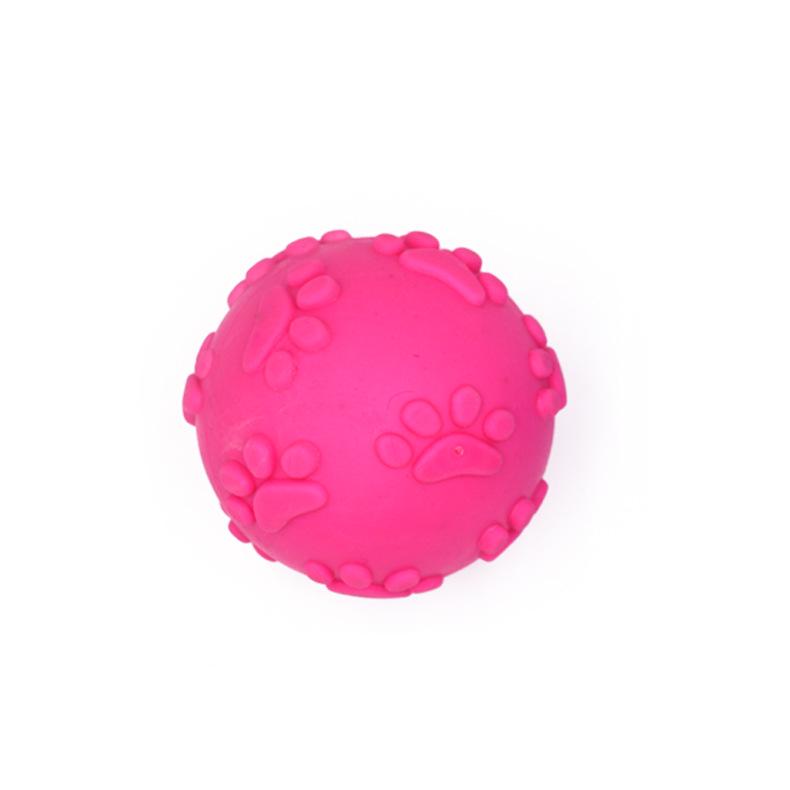 Footprint Sound Ball: Chew-Resistant Interactive Dog Toy for Molar Training and Fun