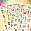 6 Pcs Korea Annie Travel DIY Book Wall Paper Stickers Diary Scrapbook Decoration