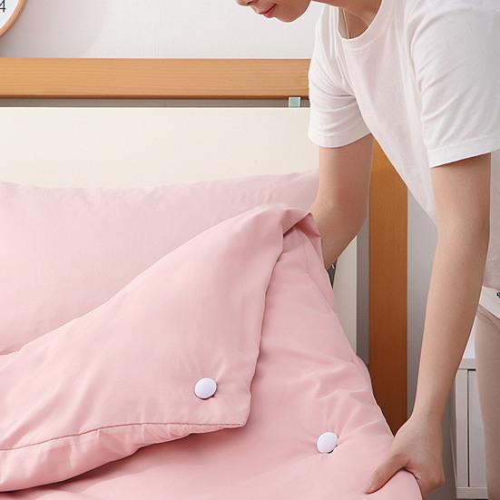 16 шт. Зажимы для пододеяльника, двусторонние булавки для пододеяльника, фиксаторы для простыней с ящиком для хранения, мягкий тканевый материал, булавки для одеяла, для стеганых одеял, подушек, штор