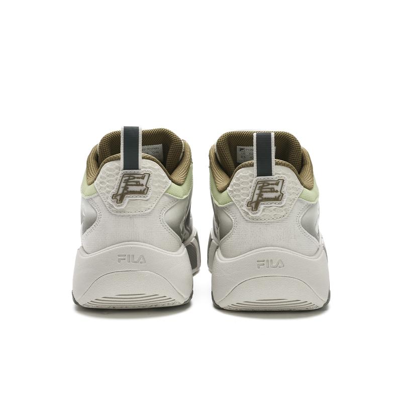 Fila Растопите Авангардную Моду Трендовые Низкие Кеды для Скейтборда Мужские кроссовки Серо-Зеленые F12M431201FMN