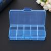 Хорошая коробка для хранения домашняя бижутерия пластиковый футляр для хранения ювелирных изделий таблетки коробка для сережек 10 панелей прозрачный