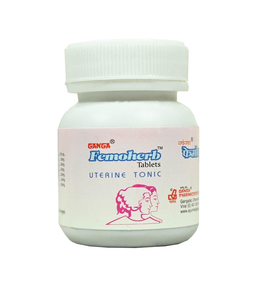 Фемохёрб (50 таб), Femoherb Uterine Tonic, Ganga Pharmaceuticals