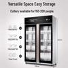 BieYing Commercial Vertical Tableware Disinfection Cabinet