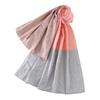 UCHINO Colorblock Marshmallow Gauze Soft To the Touch Like Standard 100 Perfect As a 78 X 200 88M1P744 Shawl, Marshmallow, Washable, Lightweight, 100%