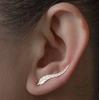 Leaf Jewelry Earrings Gold Feather Women Stud Earrings Accessories Gifts