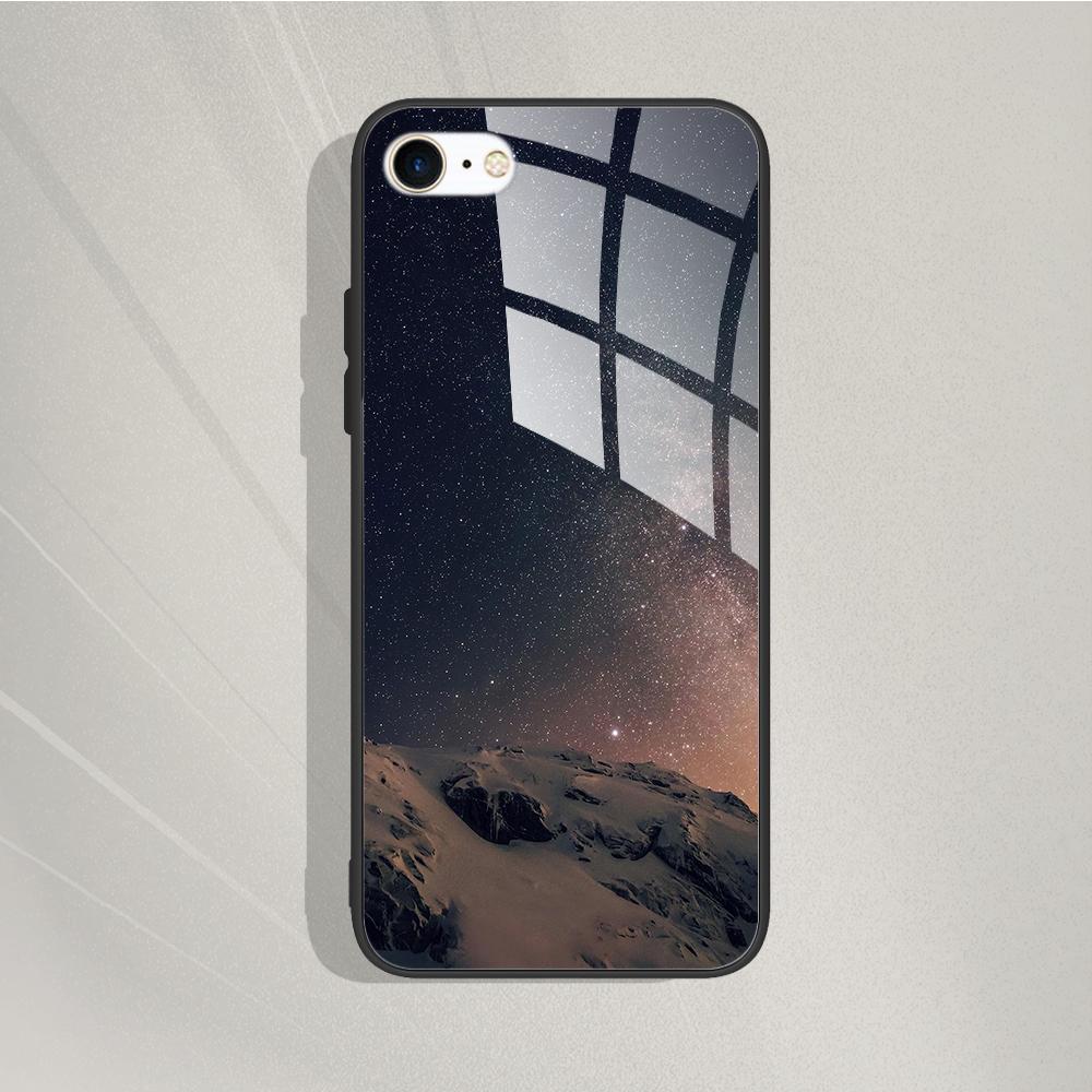 Phone Case For iPhone 7 8 SE 2020 Tempered Glass Case For iPhone7 8 SE2020 se 2020 se2020 A1778 A1660 A1779 Protective Cover Bag