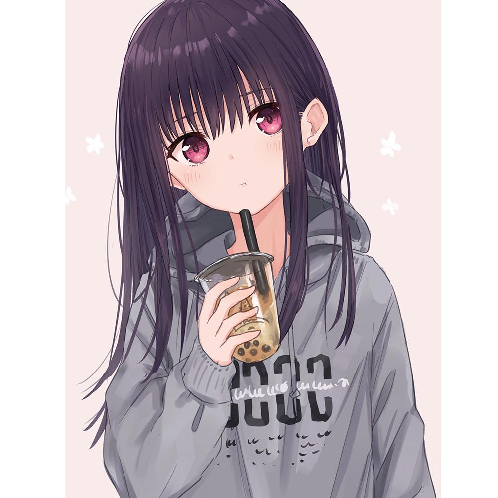 Полный круглый 5D DIY алмазная живопись аниме кошка девушка 3d узор для вышивки Фэнтези эльф принцесса вышивка крестиком мозаичная наклейка