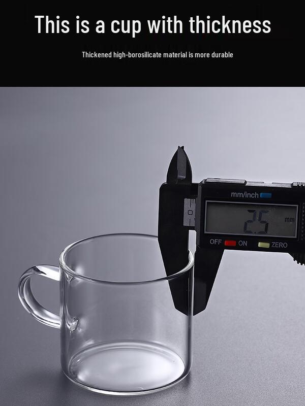 Cha Xun 120ml Heat-Resistant Glass Teacups (Set of 12)