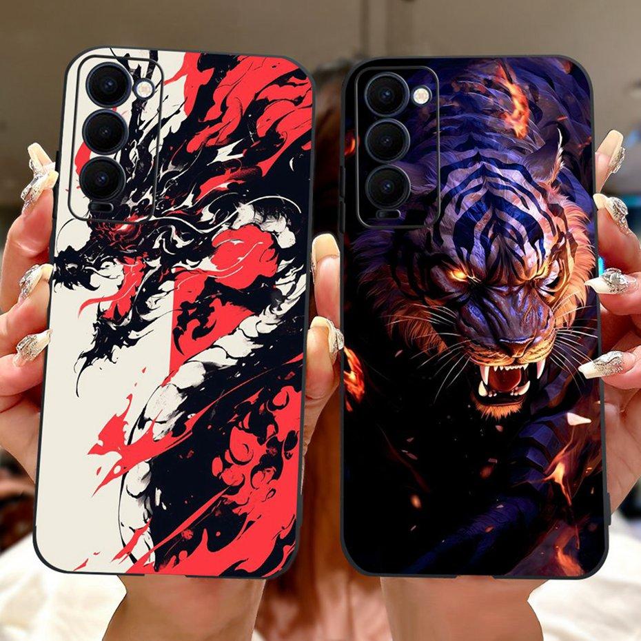 Fashion Painting Case For Tecno Camon 18 18i 18T 18 Premier Soft Silicone TPU Phone Cases For Camon18 18 P 18T Covers Bumpers