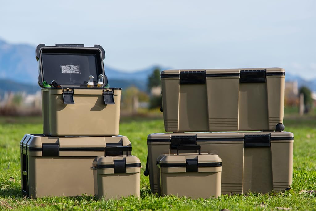 JEJAstage Cooler Box Isel W x D x H cm Sand Beige Cooling Lightweight Lunch Box Club Activities Outdoors Outings Leisure Sports #45 approx. 63.5