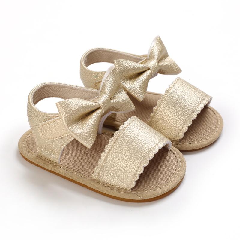 Summer Baby Sandals 0-1 Years Old Learning Footwear Soft Glue Bottom Baby Shoes Breathable Princess Shoes