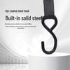1-Inch Rubber-Coated Elastic Ratchet Strap, 25mm Wide - Essential for Securing Trucks & Motorcycles.