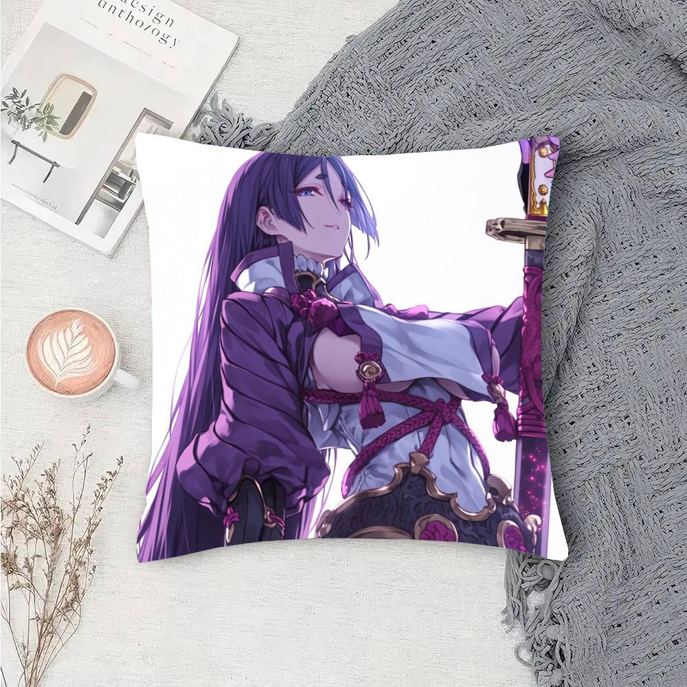 Минамото но Райко Аниме Fate Grand Order Наволочка Модная Квадратная Наволочка Спальня Диван Комната Декор в Стиле Ins Отдых