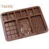 Cake Mold Anti-crack Multi-functional Reusable Great Candy Gummy Waffle Mold for Kitchen