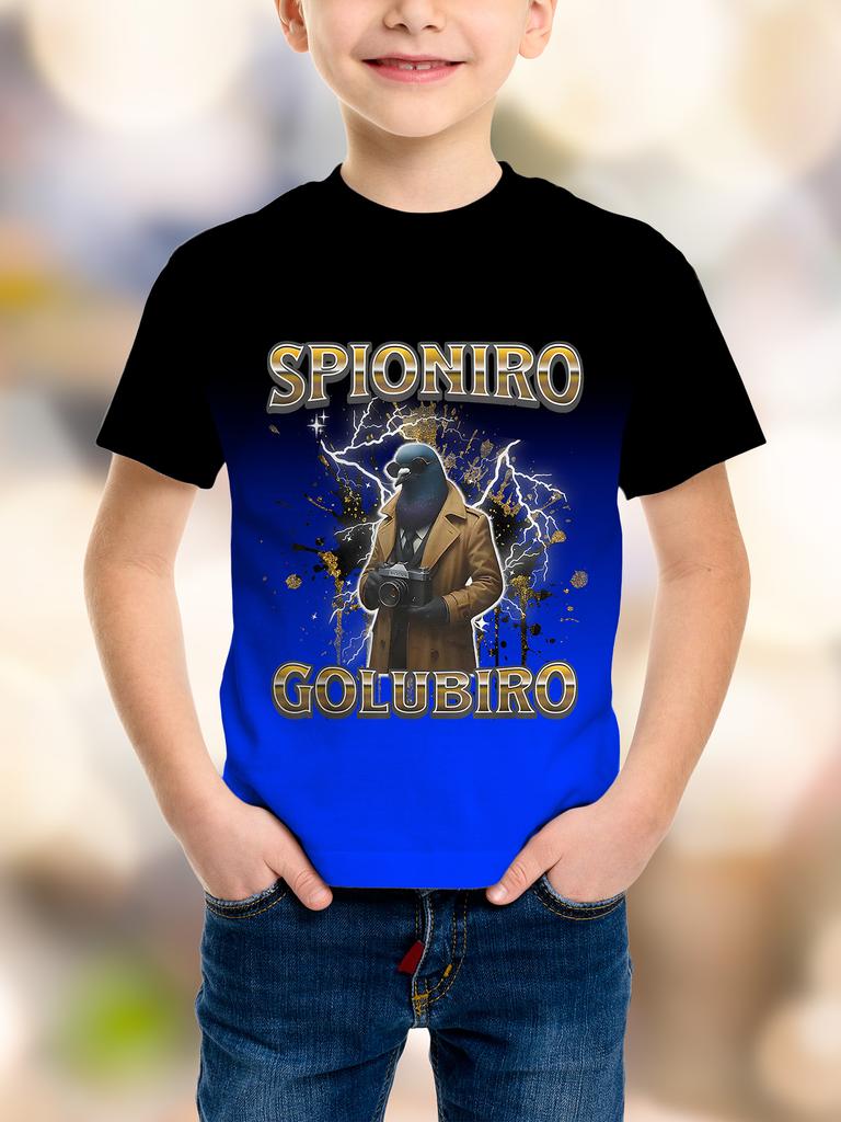 Модная Игра Пиксельная День Рождения 3D Печать Детская Футболка Юмор Смешной Мальчики Новинка Подарок Короткий Рукав Te