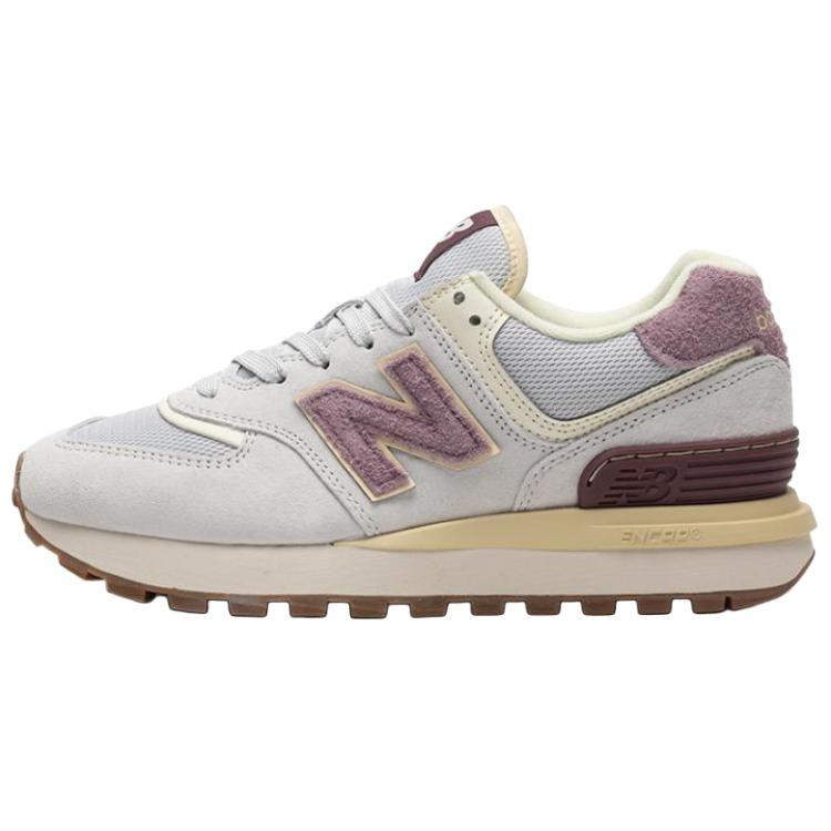New Balance NB 574 Retro Comfortable Cushioning Durable Lightweight Low-Top Running Shoes Unisex Sneaker Gray White U574LGLG