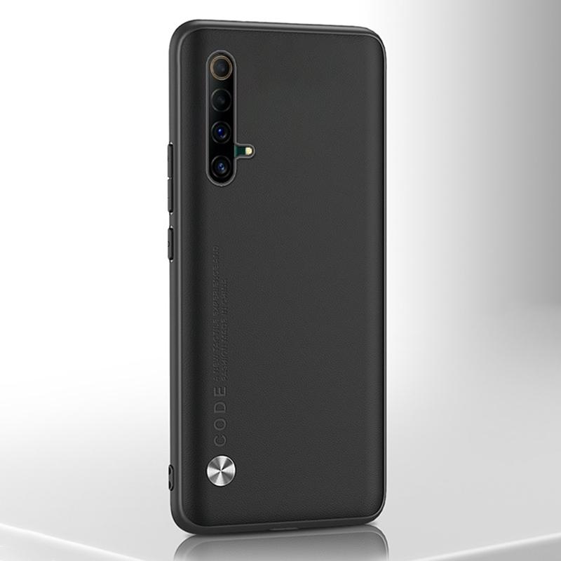 Роскошный чехол из искусственной кожи для Realme X3 SuperZoom, матовый чехол, силиконовый противоударный защитный чехол для телефона Realme X50 Pro 5G Coque